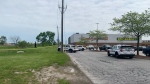 Officers responded to a report of a dead body in the 7650 block of Tecumseh Road in Windsor, Ont., on Tuesday, May 7, 2024. (Taylor Choma/CTV News Windsor)