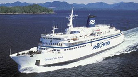 The B.C. Ferry Queen of the North is shown in this undated handout photo. (CP PICTURE ARCHIVE/HO-British Columbia Ferry Services Inc)