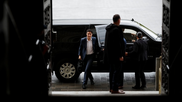 Prime Minister Justin Trudeau arrives to Parliament Hill in Ottawa on Tuesday, April 30, 2024. THE CANADIAN PRESS/Sean Kilpatrick