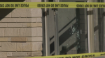 Gunshots fired into a residential building on Jean Avenue in Kitchener on May 7, 2024.