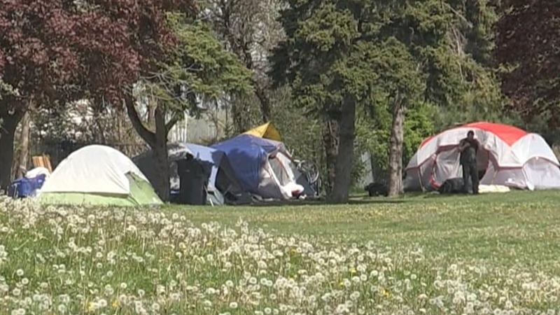 A councillor is speaking out after a decision to remove an encampment was reversed the same day a stabbing occurred. Sean Irvine reports.