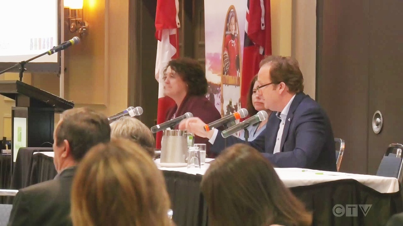 How cities approach homelessness was a main topic of discussion at Day 2 of the Federation of Northern Ontario Municipalities conference in Sudbury. (Photo from video)