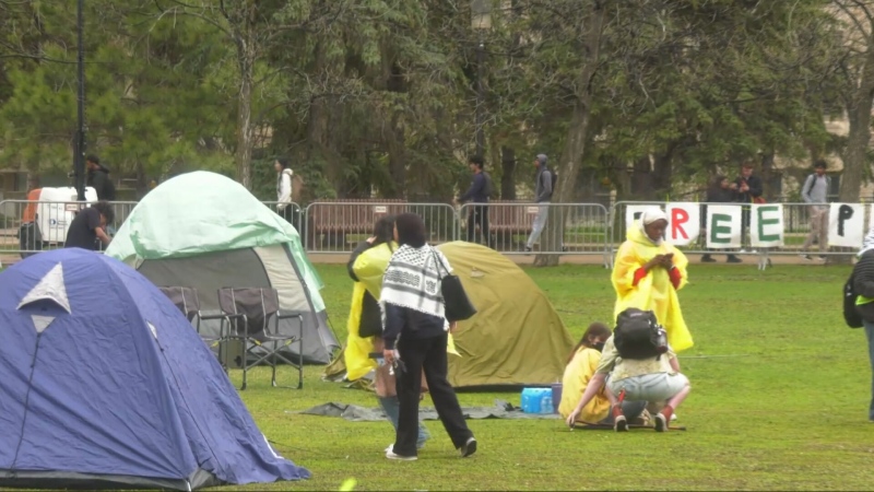 University of Manitoba encampment 