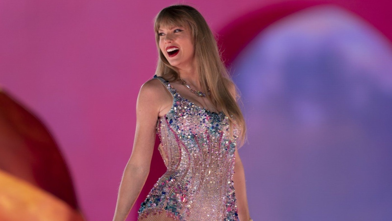 Taylor Swift performs during 