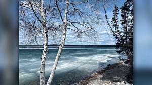 Spring Melt on Clear lake. Photo by Patricia Davidson.