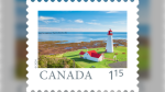 P.E.I.'s Point Prim Lighthouse featured on a stamp. (Source: Canada Post)