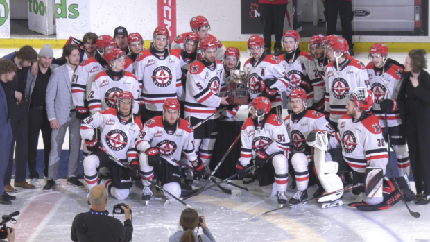 The Moose Jaw Warriors will play in the franchise's first WHL Championship since 2006. (JohnFlatters/CTVNews) 