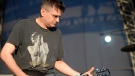 Singer-producer Steve Albini performs onstage with Shellac during FYF Festival at Los Angeles Sports Arena on August 27, 2016 in Los Angeles, Calif. (Scott Dudelson / WireImage)

