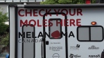 Melanoma Canada launched the Mole Mobile Wednesday at Olympic Village in Vancouver. 