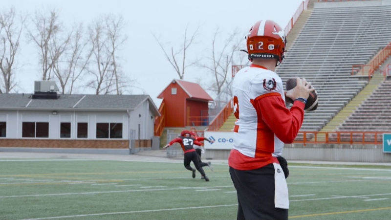 Eager to make the most of Stampeders rookie camp