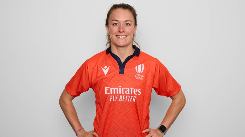 Canadian Maggie Cogger-Orr was chosen to officiate Olympic women's play for the rugby sevens competition.  (The Canadian Press /  World Rugby  Handout)