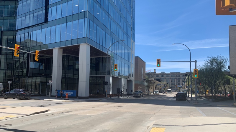 The City of Winnipeg wants feedback from residents on the future of Graham Avenue. (Charles Lefebvre/CTV News Winnipeg)