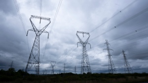 Power lines near Kingston, Ont. THE CANADIAN PRESS/Adrian Wyld