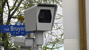 A new photo radar camera has been installed on King Edward Avenue at Bruyere Street. The camera issued 7,500 speeding tickets in its first month of operation. (CTV News Ottawa) 