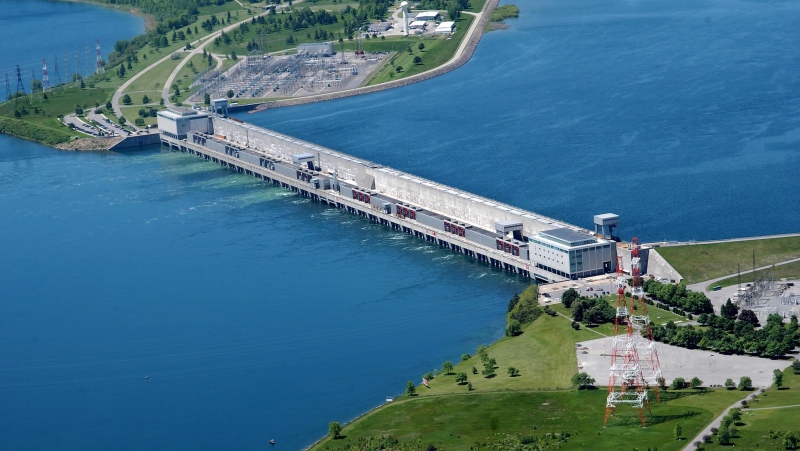 The R.H. Saunders Generating Station is the second-largest hydro facility in Ontario. (OPG/submitted)
