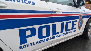 Newfoundland police say patrol officers were assaulted Thursday with a male wielding a block of cheese. THE CANADIAN PRESS/Sarah Smellie