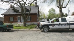 Two men are in hospital after a fire at a home in Boucherville, on Montreal's South Shore. (CTV News)
