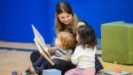 An early childhood educator reads to children in this file photo. (Source: Communications Nova Scotia / File)
