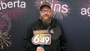 Travis Kociuba from Irricana, Alta. wins $100K on lottery