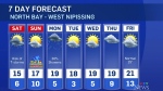 Northeastern Ontario will see rain Saturday with c