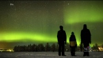 Quebec's skies lit up with aurora borealis