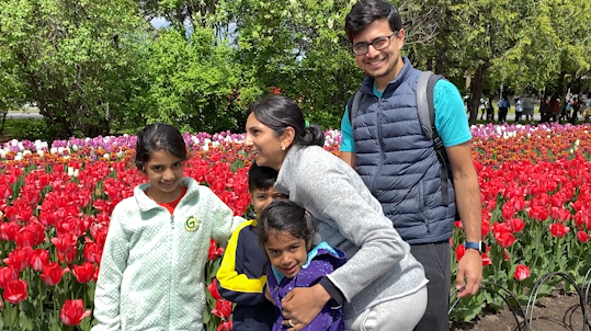 Amruta Bamanikar’s family surprised her with a trip to Ottawa for Mother’s Day. (Natalie van Rooy/CTV News Ottawa)
