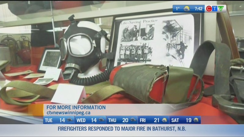 Artifacts from Winnipeg Firefighters Museum 