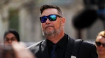 Freedom Convoy organizer Pat King arrives to court for the start of his criminal trial in Ottawa on Monday, May 13, 2024. (Sean Kilpatrick/THE CANADIAN PRESS)