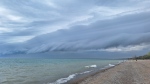 A front rolls in over Point Pelee, Ont. in this viewer submitted image from May 5, 2024. (Source: Kimberley O'Keefe) 