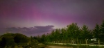 The northern lights seen in Walkerton Ont. using a 360 camera. (Submitted/Chadwick Price)