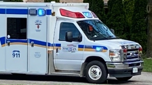 A Simcoe County ambulance is pictured. (File Image/CTV News)