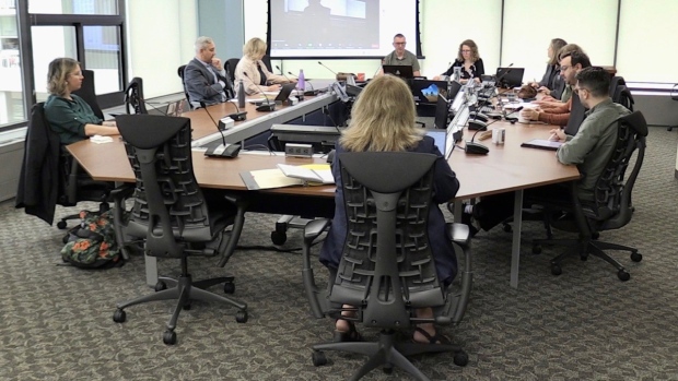 Councillors hold a discussion about their salaries in London, Ont. on May 13, 2024. (Daryl Newcombe/CTV News London)