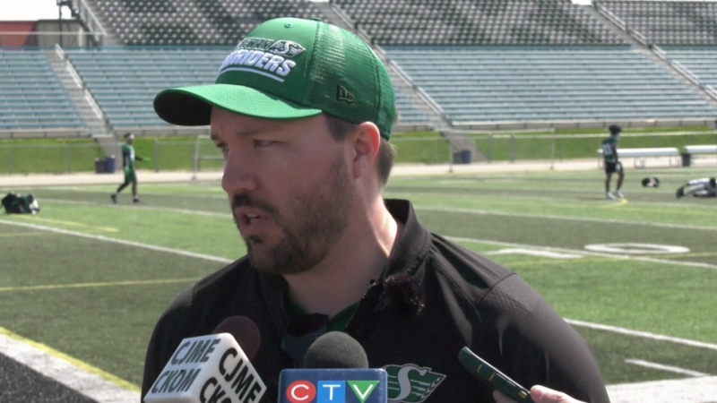 WATCH: Brit Dort has more on day two of the Saskatchewan Roughriders training camp.