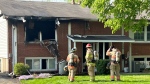 The London Fire Department is seen at 1600 Nairn Ave. in London, Ont. following a residential fire on May 14, 2024. (Sean Irvine/CTV News London)