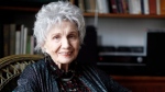 Canadian author Alice Munro is photographed at her daughter Sheila's home during an interview in Victoria, B.C. Tuesday December 10, 2013. (Chad Hipolito / The Canadian Press)