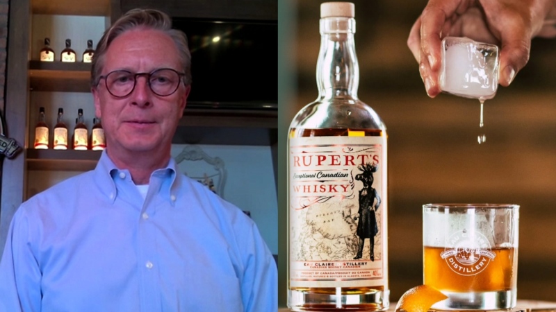 Rupert's Exceptional Canadian Whisky, produced by Eau Claire, won platinum last week at the San Francisco International Spirits Competition. (CTV News) 