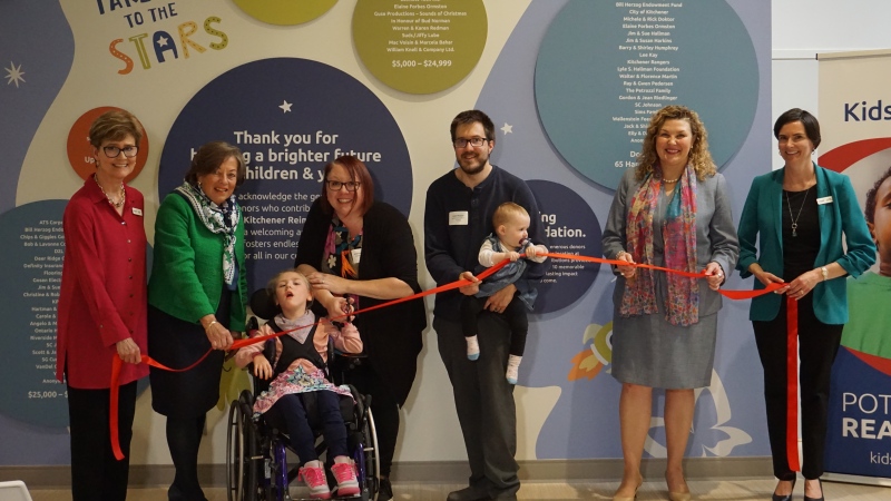 Ribbon cutting ceremony for KidsAbility's new location in Kitchener. (Submitted)