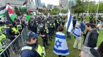 Police kept pro-Israel and pro-Palestinian protest