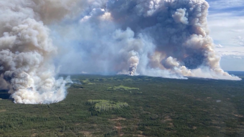 Weather aids crews battling Fort Nelson wildfire