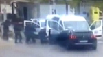 WARNING: CCTV footage shows ambush in France