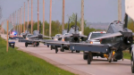 CRAF jet trainers are on the move in Simcoe County. (CTV News/Chris Garry)