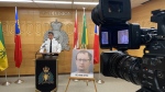 RCMP speaking to media on May 14, 2024. Richard Dyke faces 60 charges as part of an extensive child exploitation investigation. (Donovan Maess/CTV News)