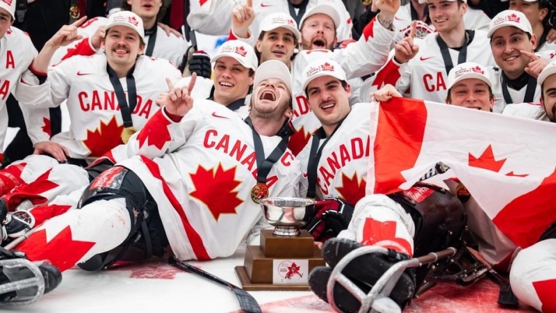 Canada wins the Para Ice Hockey Championship in Calgary, Alta. on May 12, 2024. (Source: Hockey Canada)