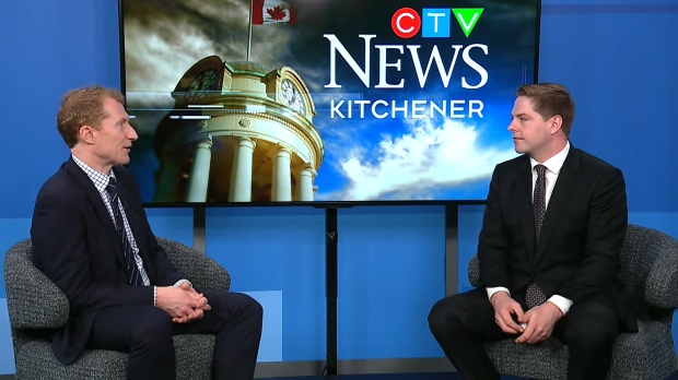 Minister Marc Miller sits down with CTV's Colton Wiens on May 25, 2024. (CTV News)