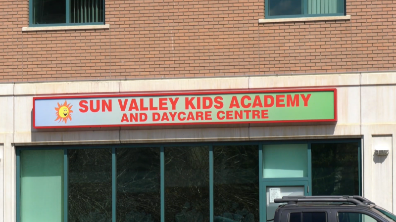 Sun Valley Kids Academy and Daycare Centre is seen in this image. (CTV News) 
