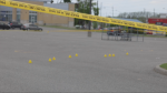 Toronto police are on the scene of shots fired in the parking lot of a Scarborough plaza on Wednesday, May 15. 2024.