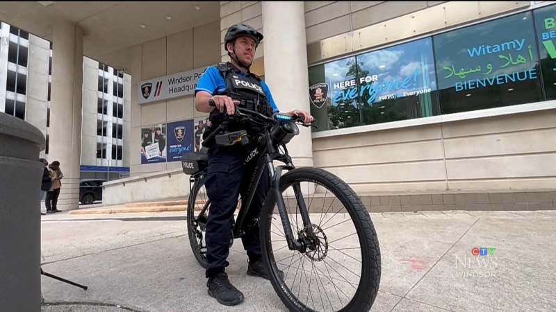 Tech for police bikes