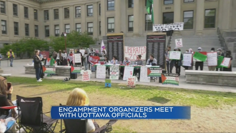 Encampment organizers meet with uOttawa officials