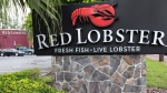 CORRECTS TO REMOVE REFERENCE TO BEING OWNED BY DARDEN BRAND, DARDEN SOLD RED LOBSTER TO GOLDEN GATE CAPITAL -FILE- This Tuesday, Sept. 13, 2016, file photo, shows a Red Lobster restaurant in North Miami, Fla. (AP Photo/Wilfredo Lee, File)