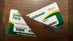 House Speaker and Sask. Party MLA posted a picture of his membership card in two pieces Wednesday night. (Randy Weekes,. X)  